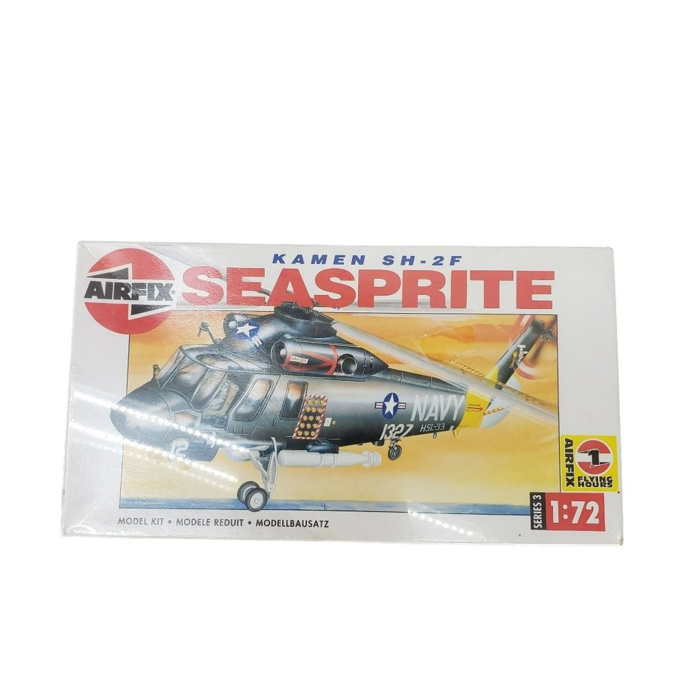 1989 AIRFIX KAMAN SH-2F SEASPRITEโ HELICOPTER MODEL KIT 03041 1:72 SCALE NIB